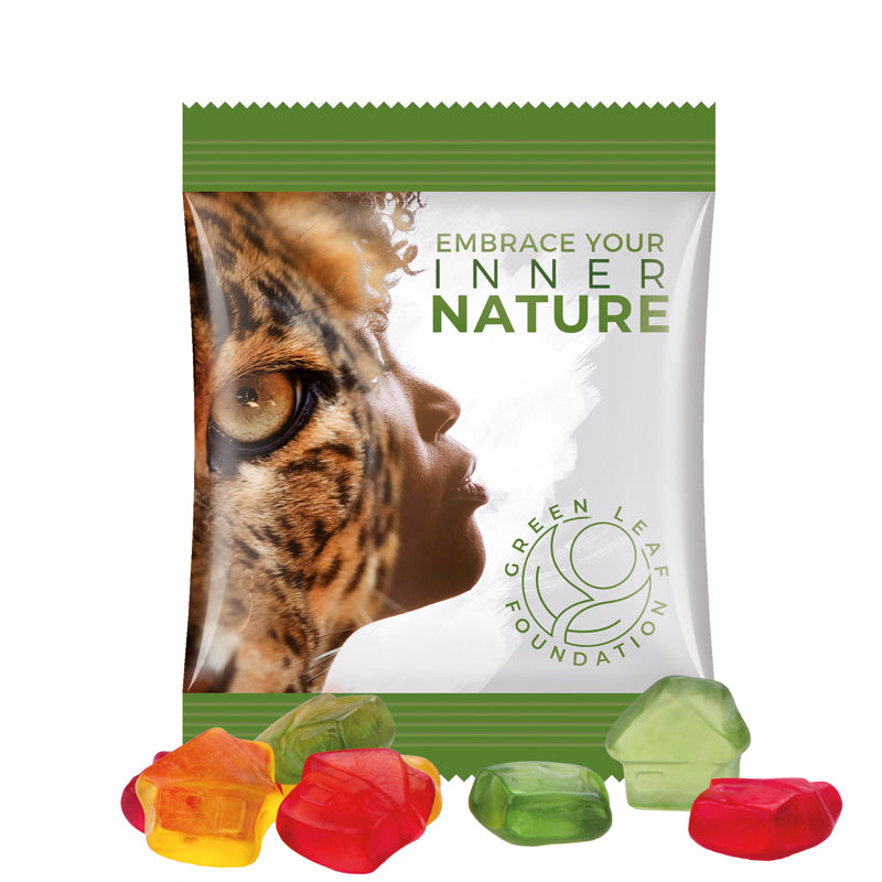 Minitüte 12 g Trolli Fruchtgummi Bärchen mit Logo