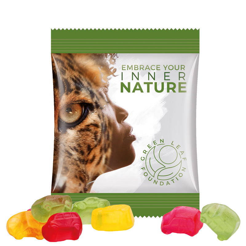Minitüte 12 g Trolli Fruchtgummi Bärchen mit Logo