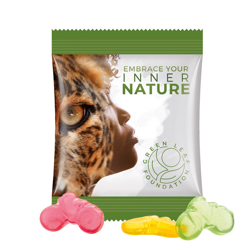 Minitüte 12 g Trolli Fruchtgummi Bärchen mit Logo