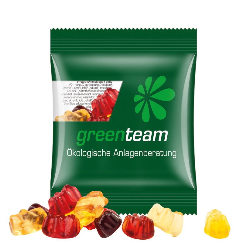 Minitüte 12 g Trolli Fruchtgummi Bärchen mit Logo