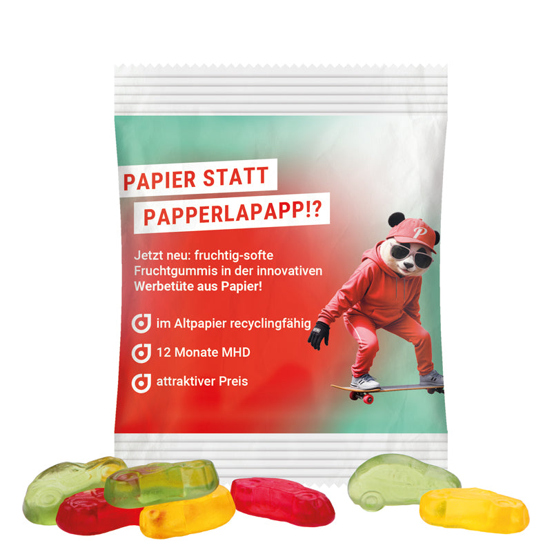 Minitüte 12 g Trolli Fruchtgummi Bärchen mit Logo