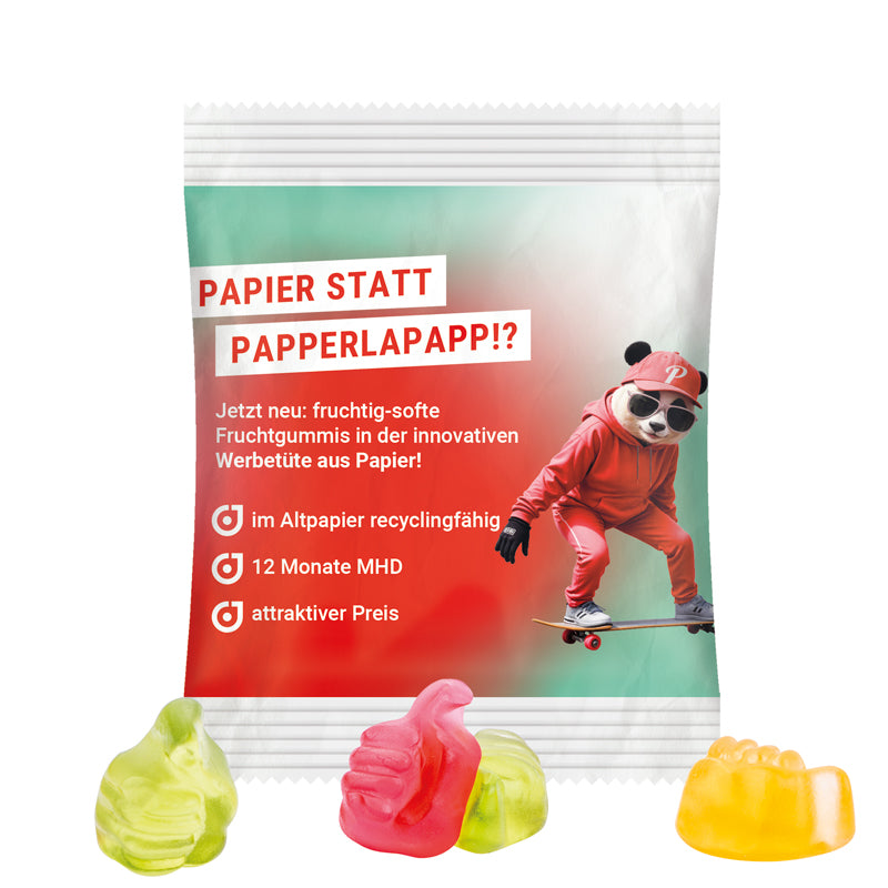 Minitüte 12 g Trolli Fruchtgummi Bärchen mit Logo