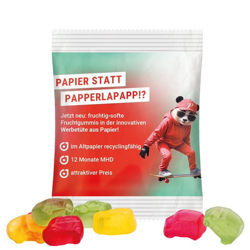 Minitüte 12 g Trolli Fruchtgummi Bärchen mit Logo
