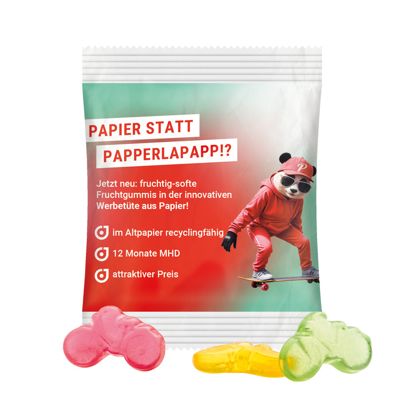 Minitüte 12 g Trolli Fruchtgummi Bärchen mit Logo