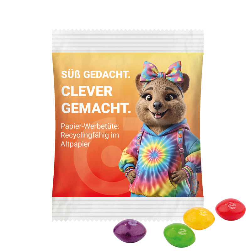 Minitüte 12 g Trolli Fruchtgummi Bärchen mit Logo