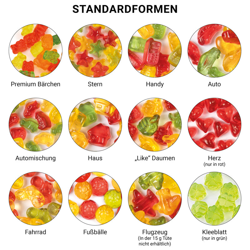 Minitüte 12 g Trolli vegane Fruchtgummi Bärchen