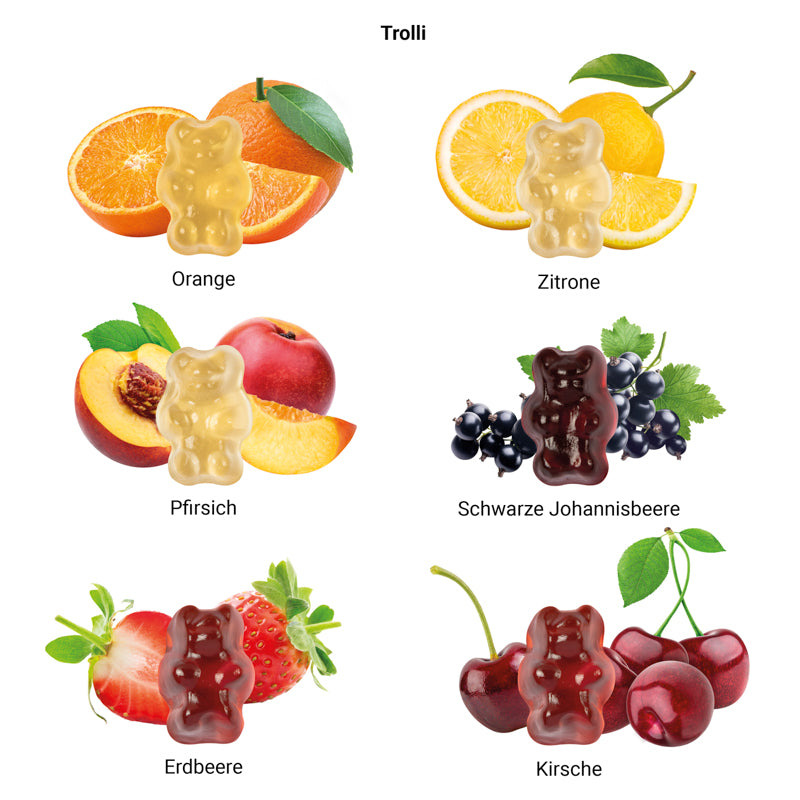 Minitüte 15 g Trolli Vitamin Fruchtgummi