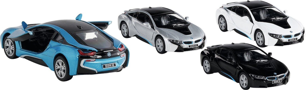 Modell des BMW i8 aus Spritzguss, 12,5 cm