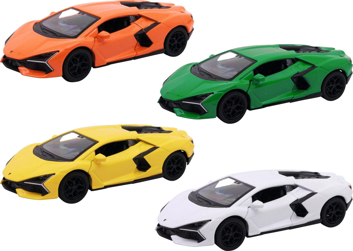 Modell des Lamborghini Revuelto aus Spritzguss, 11,5 cm