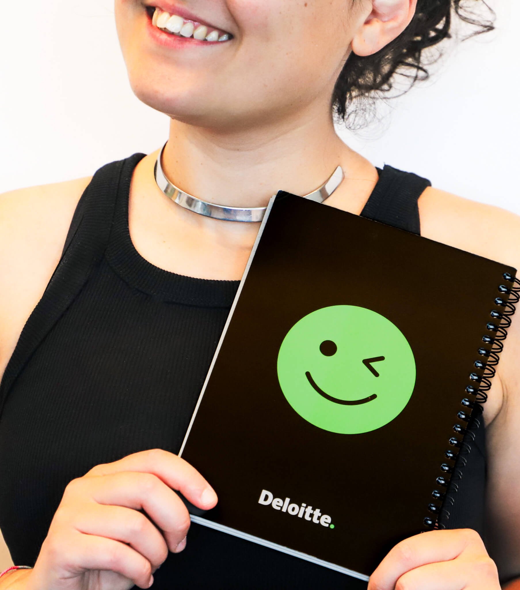 Deloitte als Beispieldruck.
