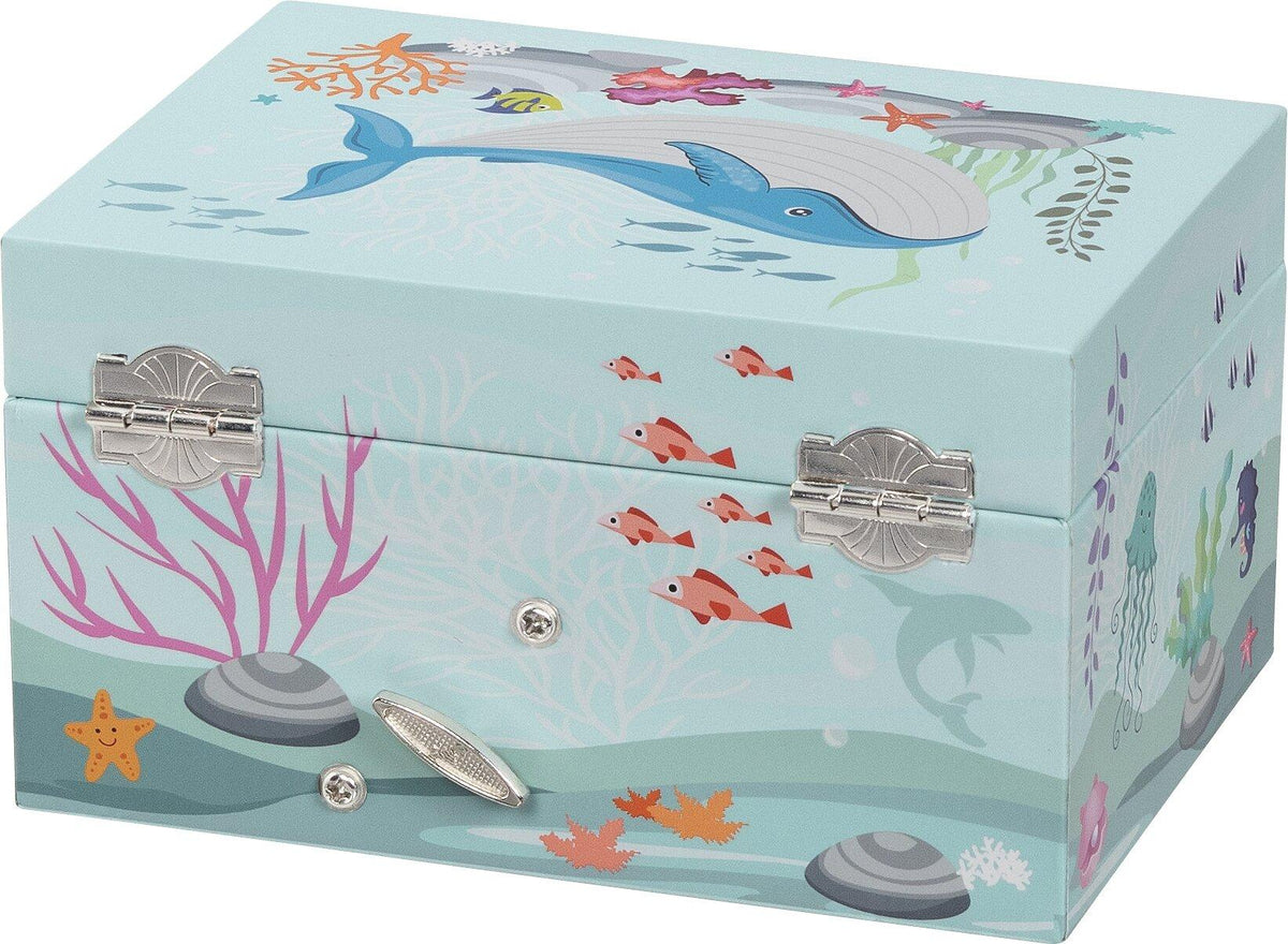 Musikspieldose Meerjungfrau Marinabella mit Muschelspiegel – Gesamtansicht