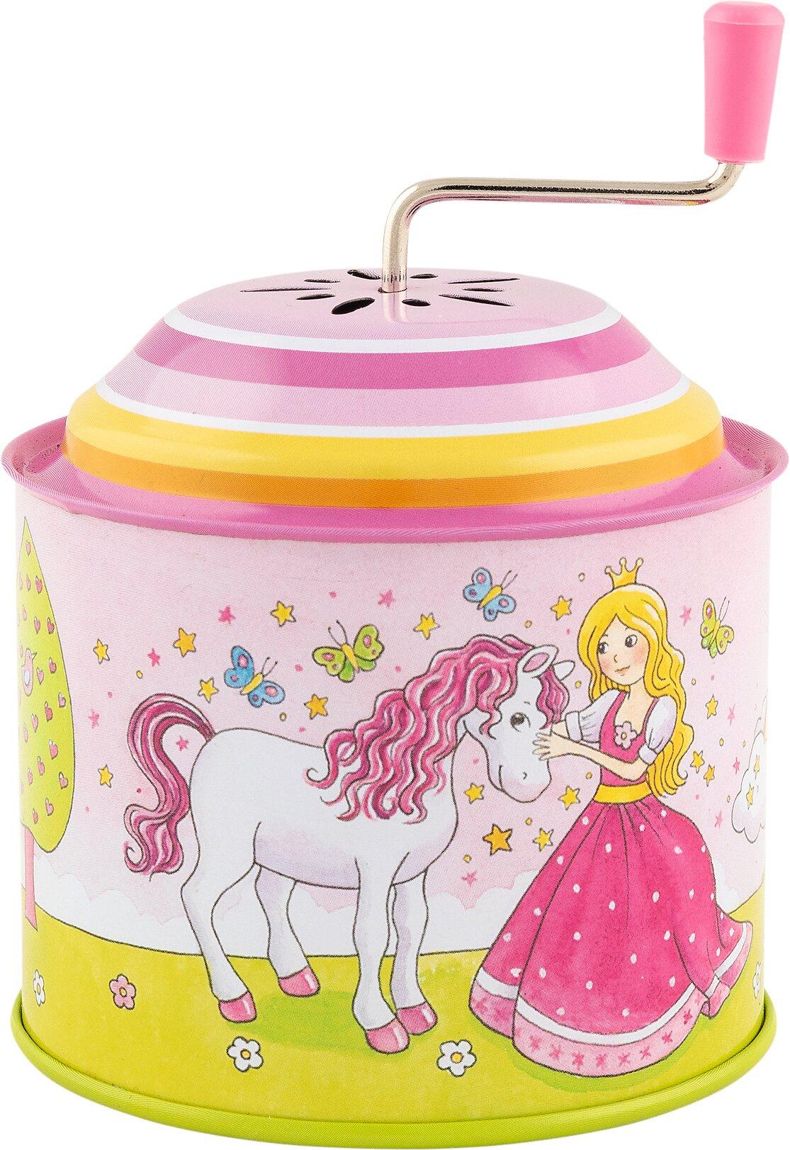 Musikspieldose Prinzessin mit Pferd und Schmetterlingen – Ansicht