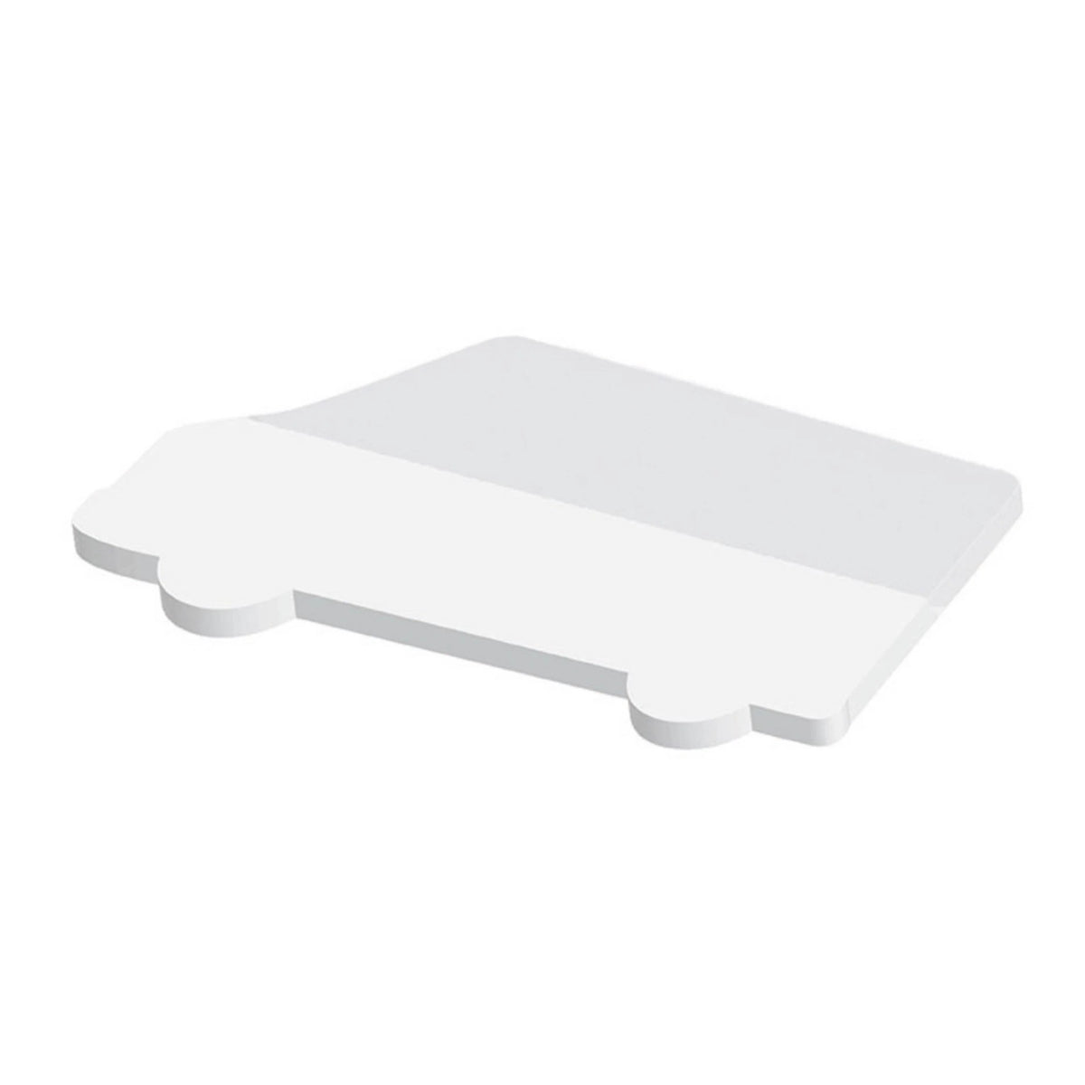 Naturweiße LKW Haftnotizen 94 x 52 mm mit Logo – Ansicht