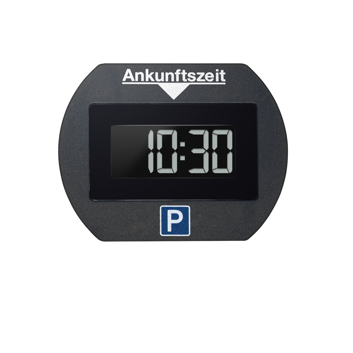 Needit Park Lite elektronische Parkscheibe mit Logo – Schwarz