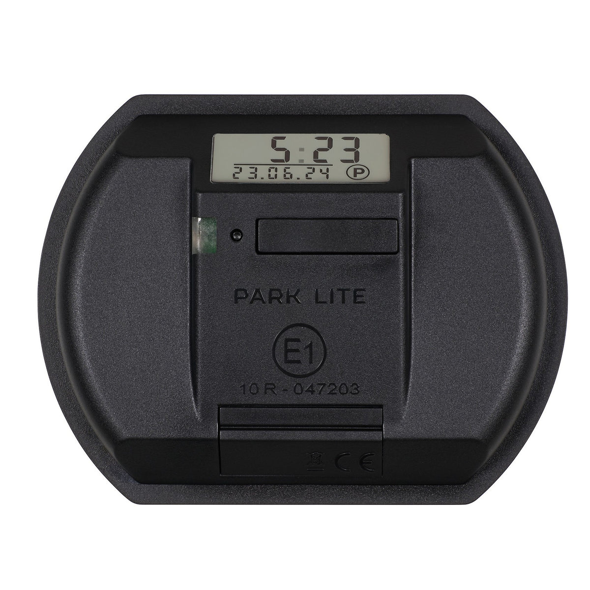 Needit Park Lite elektronische Parkscheibe mit Logo – Schwarz