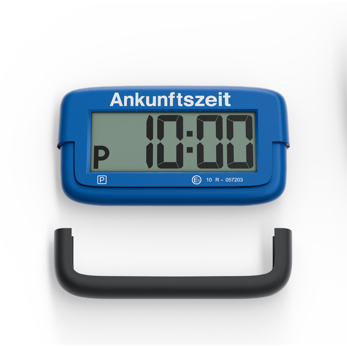 Needit Park Micro flache elektronische Parkscheibe mit Logo – Blau