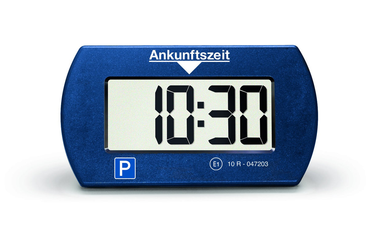 Needit Park Mini elektronische Parkscheibe in Blau mit Logo – Blau