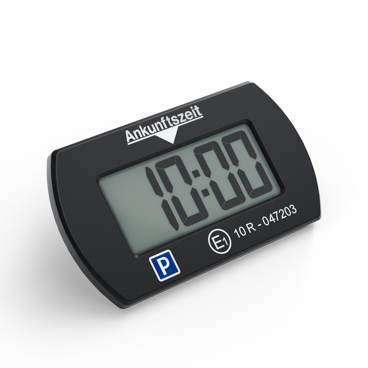 Needit Park Mini elektronische Parkscheibe in Schwarz mit Logo – Schwarz