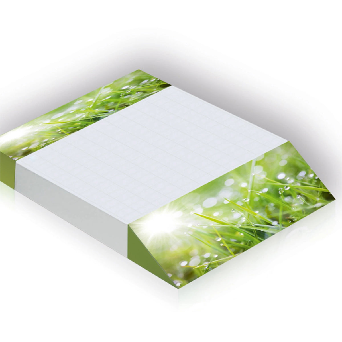 Notizblock mit angeschrägter Kante 95 x 133 mm – Ansicht