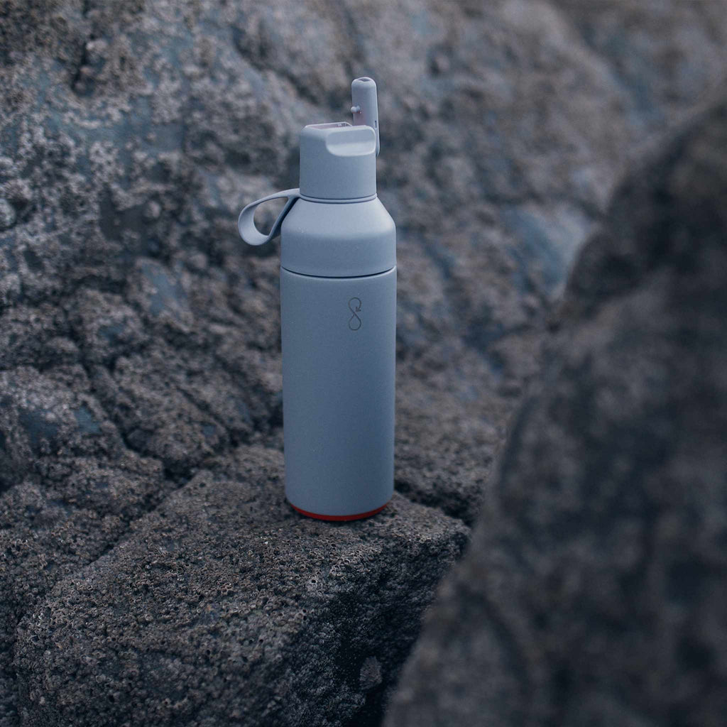 Logo-Veredelung auf Ocean Bottle GO Thermosflasche Werbemittel