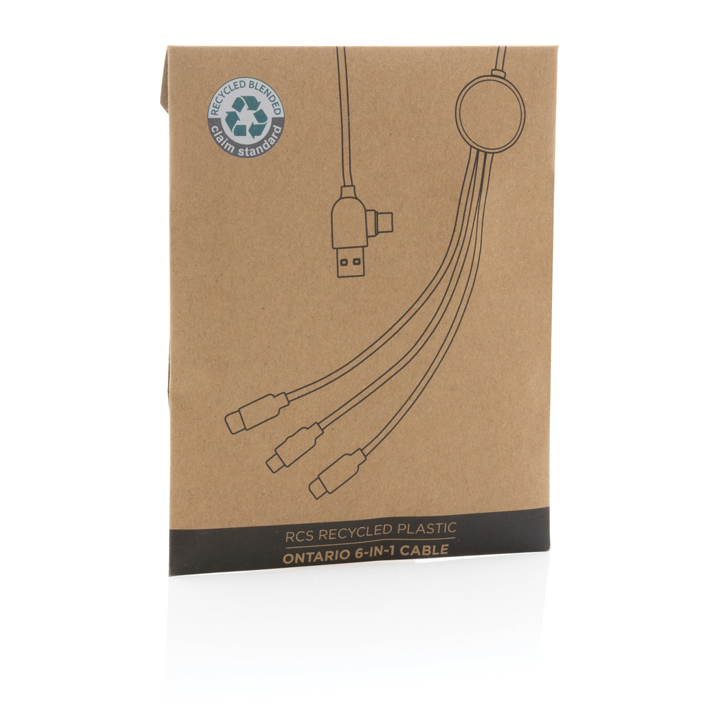Ontario 6-in-1 Kabel aus RCS recyceltem Kunststoff