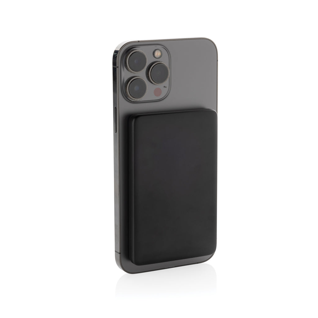 Orion 5.000mAh 5W magnetische Powerbank aus RCS rec. Alu – schwarz
