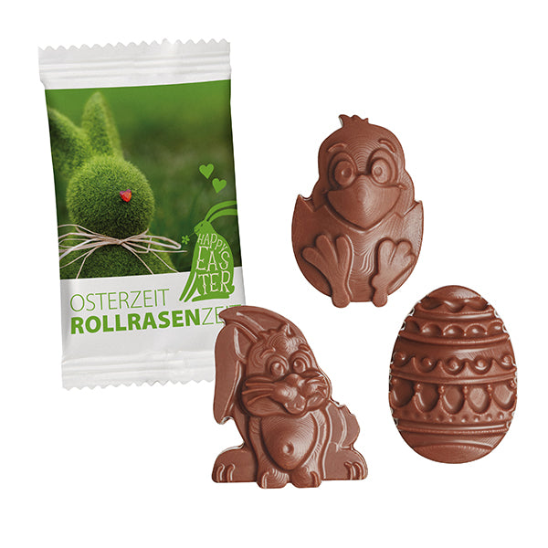 Oster Schokofiguren im Werbetütchen 100 x 57 mm