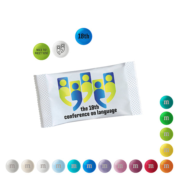Personalisierte M&M’S im Papiertütchen 45 x 85 mm, 7 g