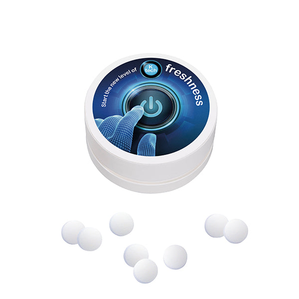 Pfefferminz Taschendose XS aus Papier, 10 g