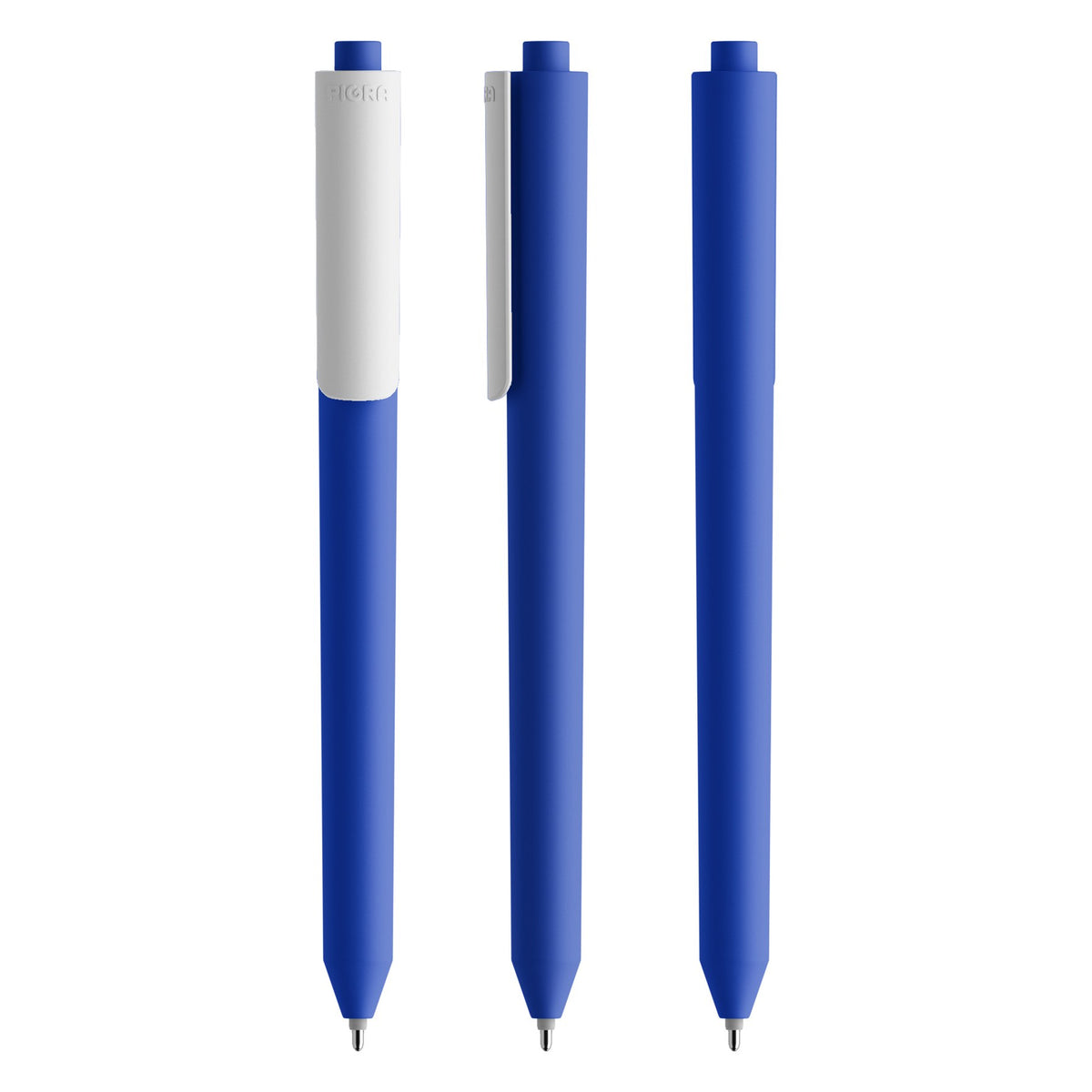 Pigra P03 Druckkugelschreiber matt – Dunkelblau / Weiß M901-M105