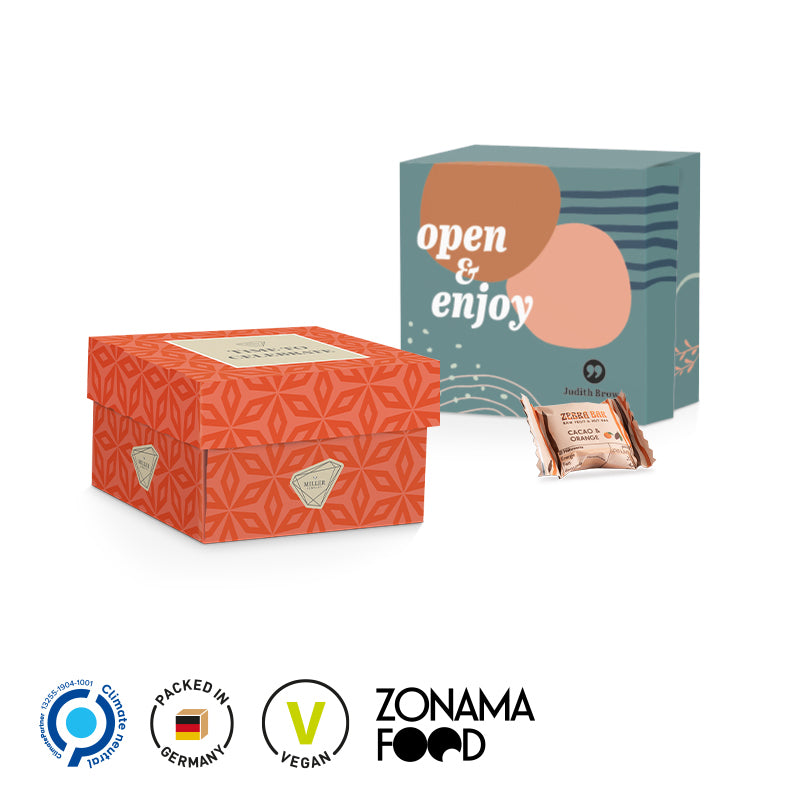 Bedruckbare Präsentbox mit Zonoma Zebra Fruchtbar Mini