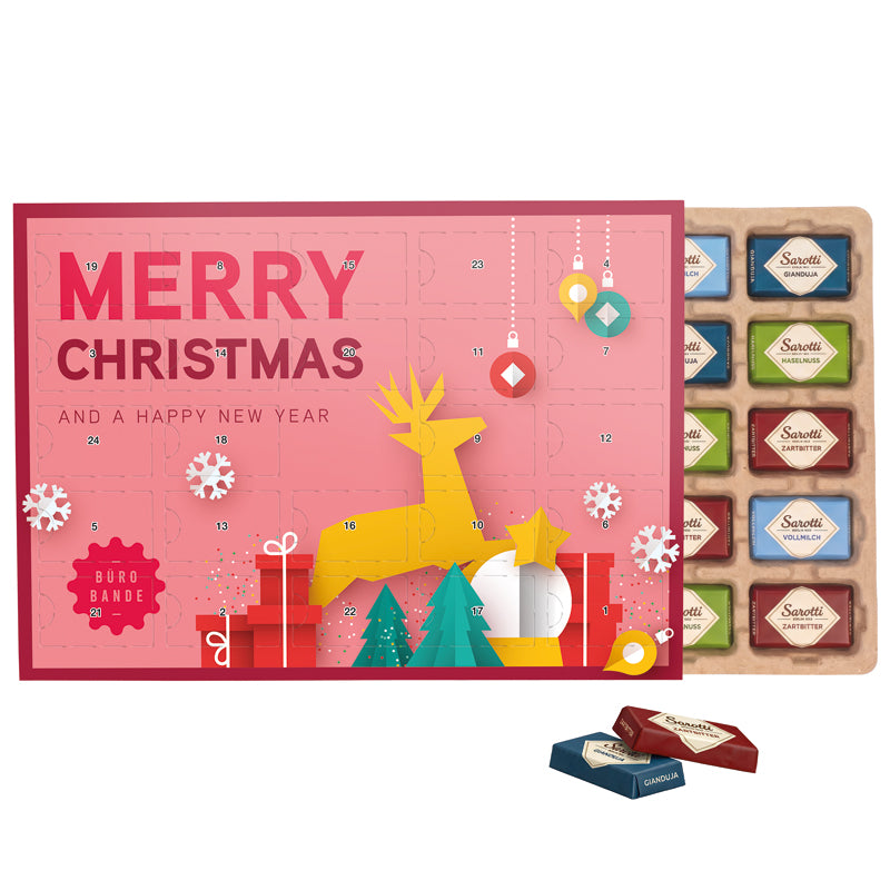 Premium Tisch Adventskalender Eco