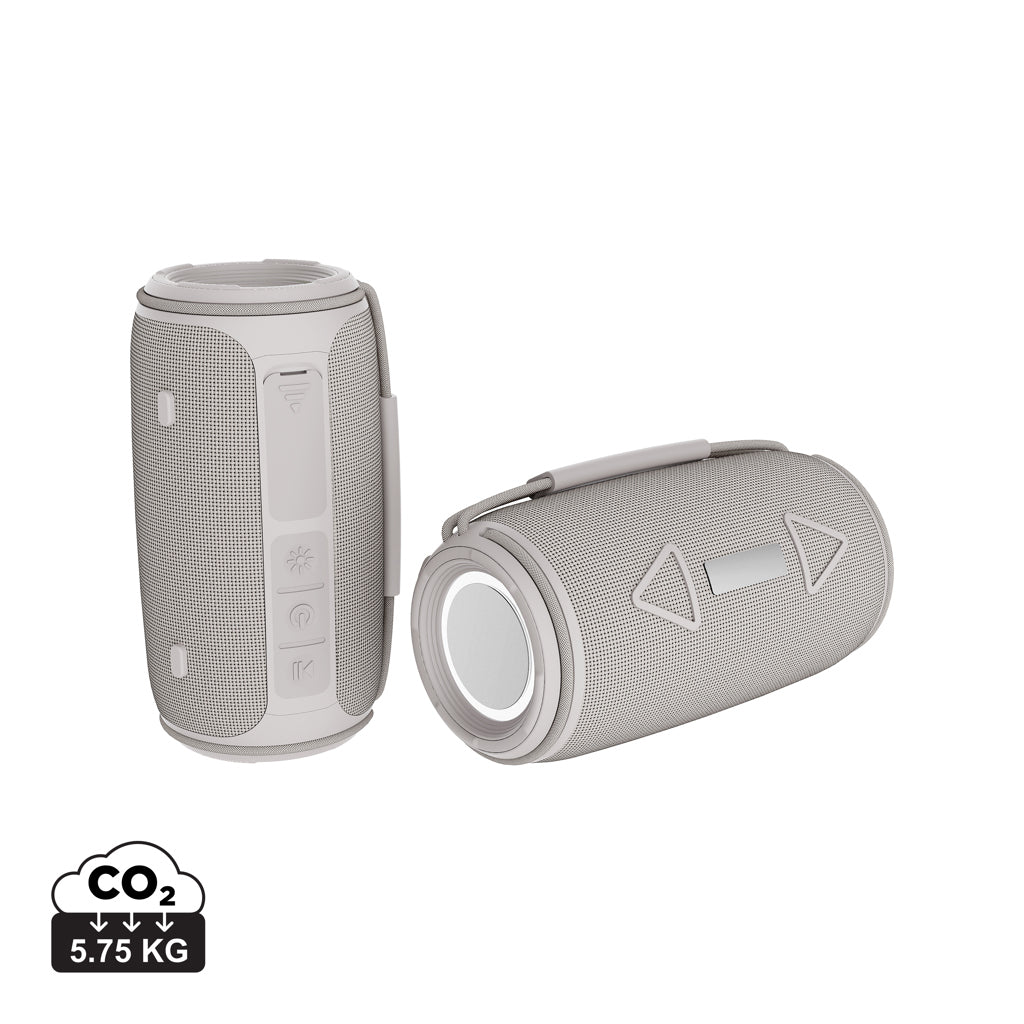 Prisma 16W IPX4 Speaker aus RCS rec. rPET – grau