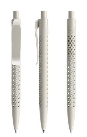 prodir QS40 True Biotic Kugelschreiber in beige mit beige Druckknopf