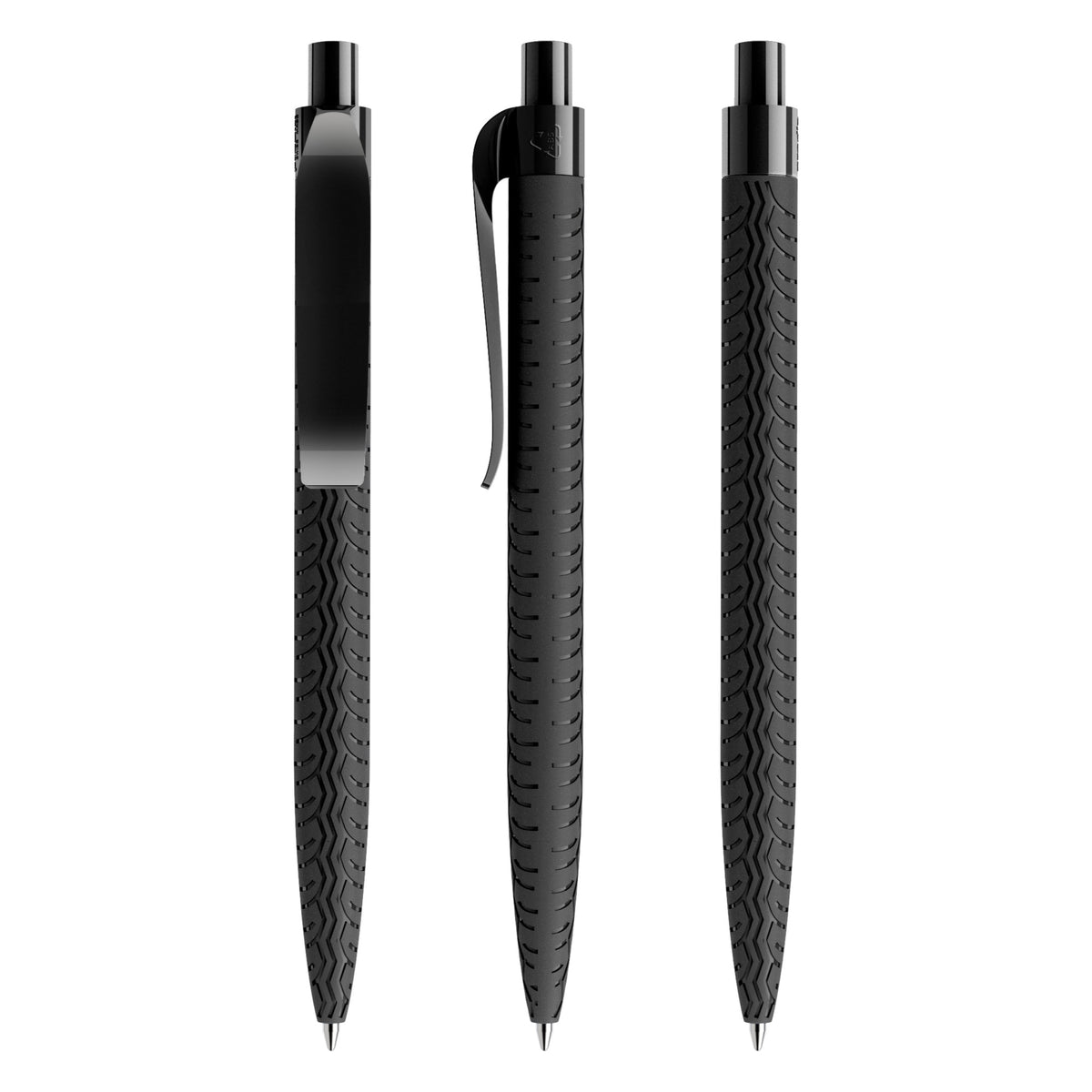 prodir QS03 Druckkugelschreiber Reifenprofil matt – Schwarz M75