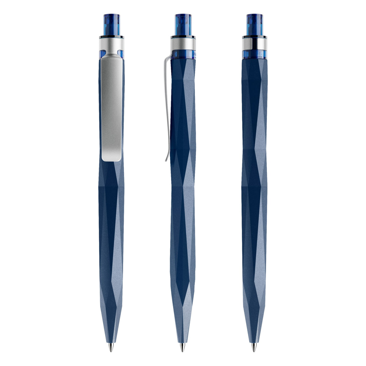 prodir QS20 Druckkugelschreiber matt mit Metallclip – Sodalithblau M62-S70
