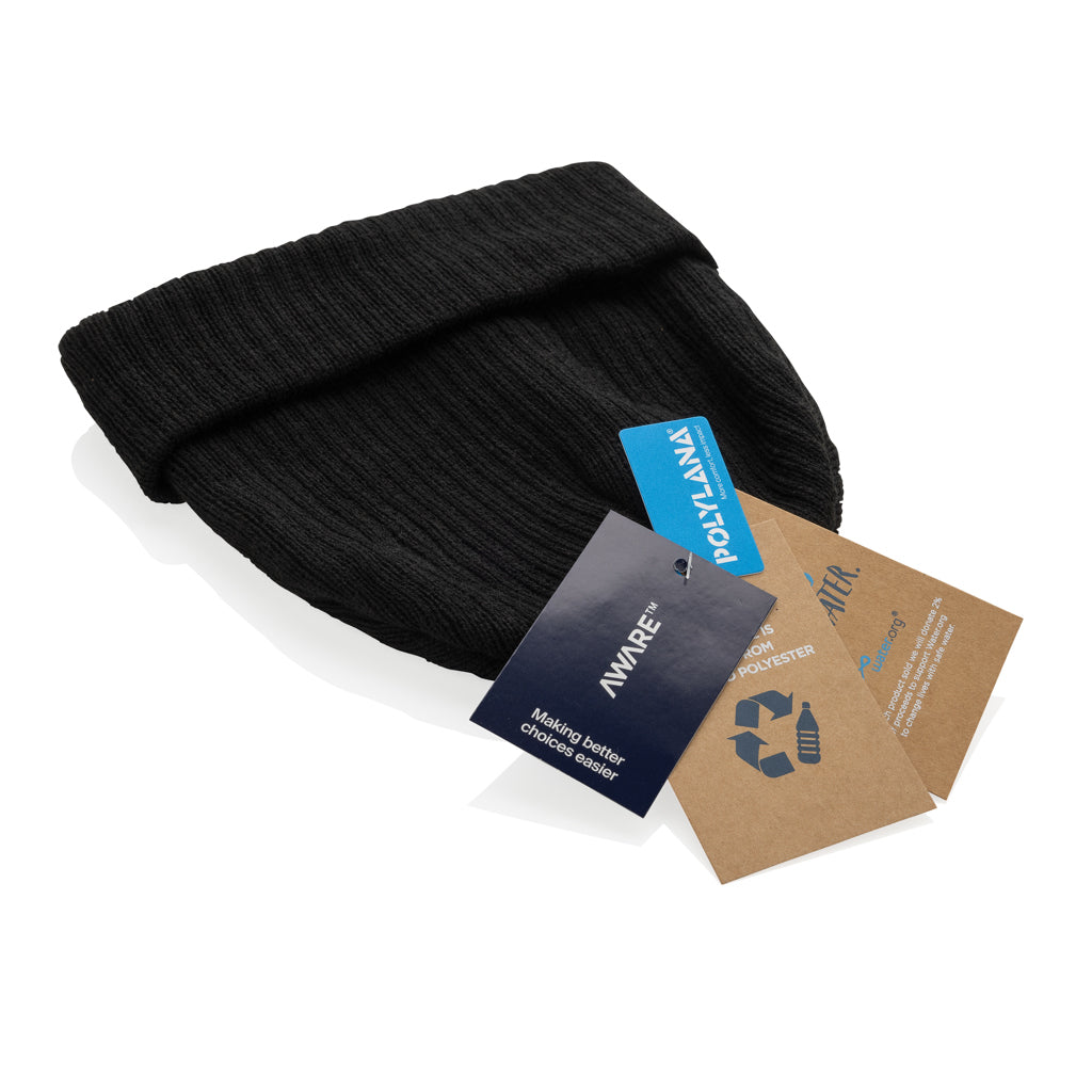 Pryor AWARE™ Polylana® Beanie mit Bündchen – schwarz