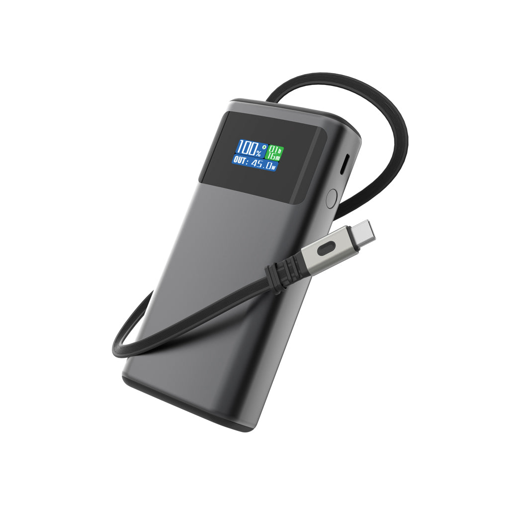 Quantum RCS Ultra-Fast 45W 10.000mAh Powerbank mit Display