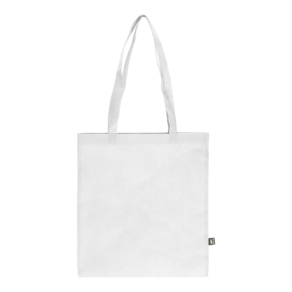 Tragetasche aus Non Woven mit langen Griffen 38 x 42 cm, 75 g/m²