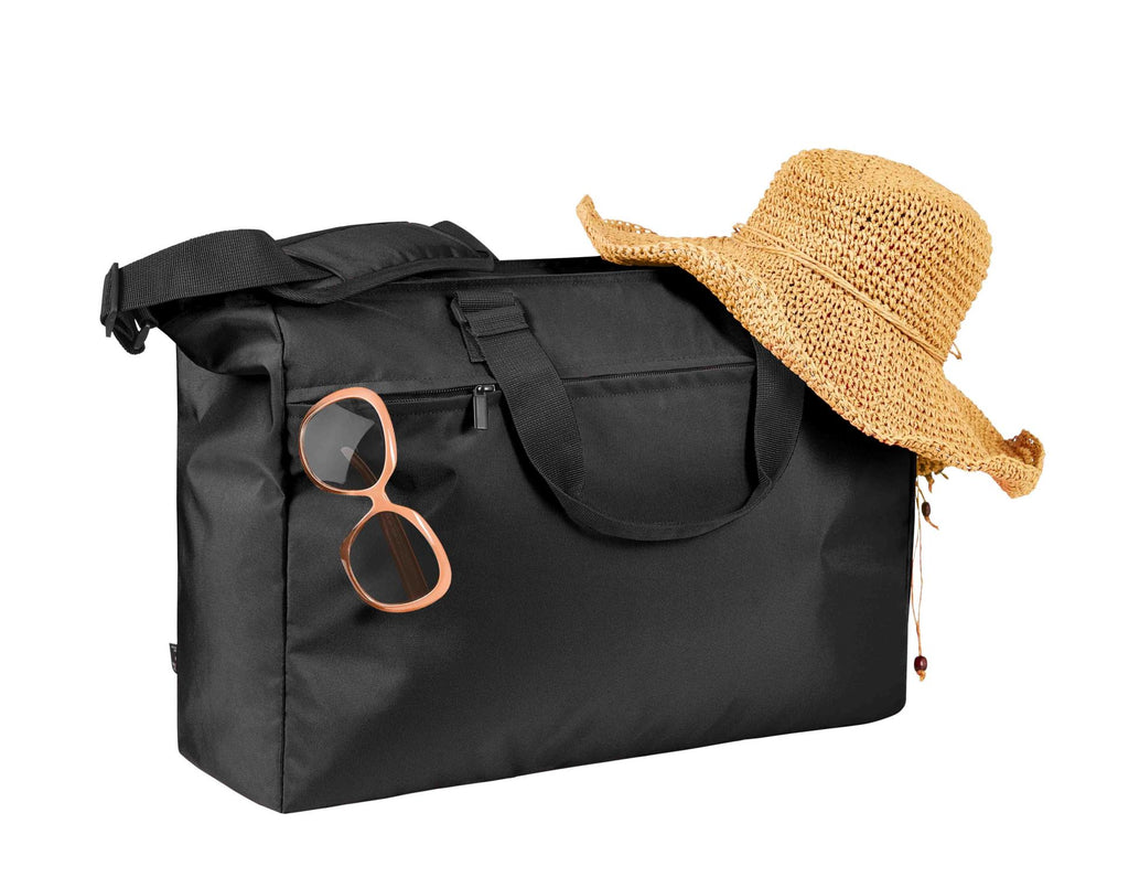 Vielseitige Reisetasche mit individueller Veredelung - Praktisches Give Away für Mitarbeiter und Kunden.