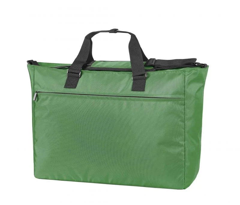 Leichter Weekender Daily aus recyceltem PET - Umweltfreundliche Reisetasche in grün.
