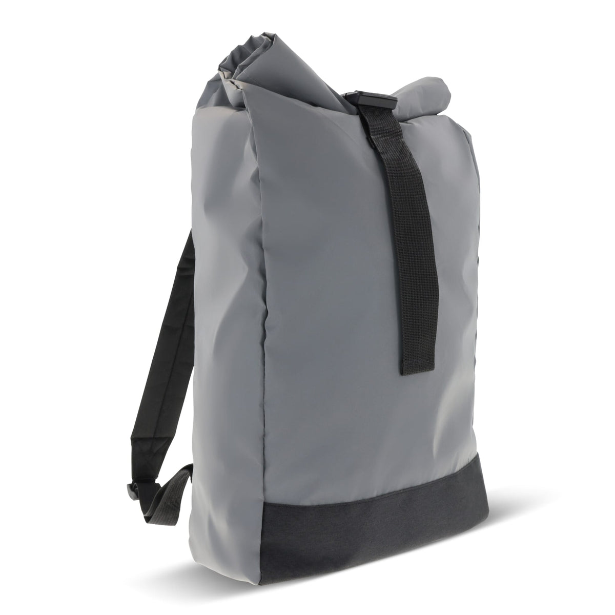 Reflektierender Rolltop Rucksack 26x13x50cm