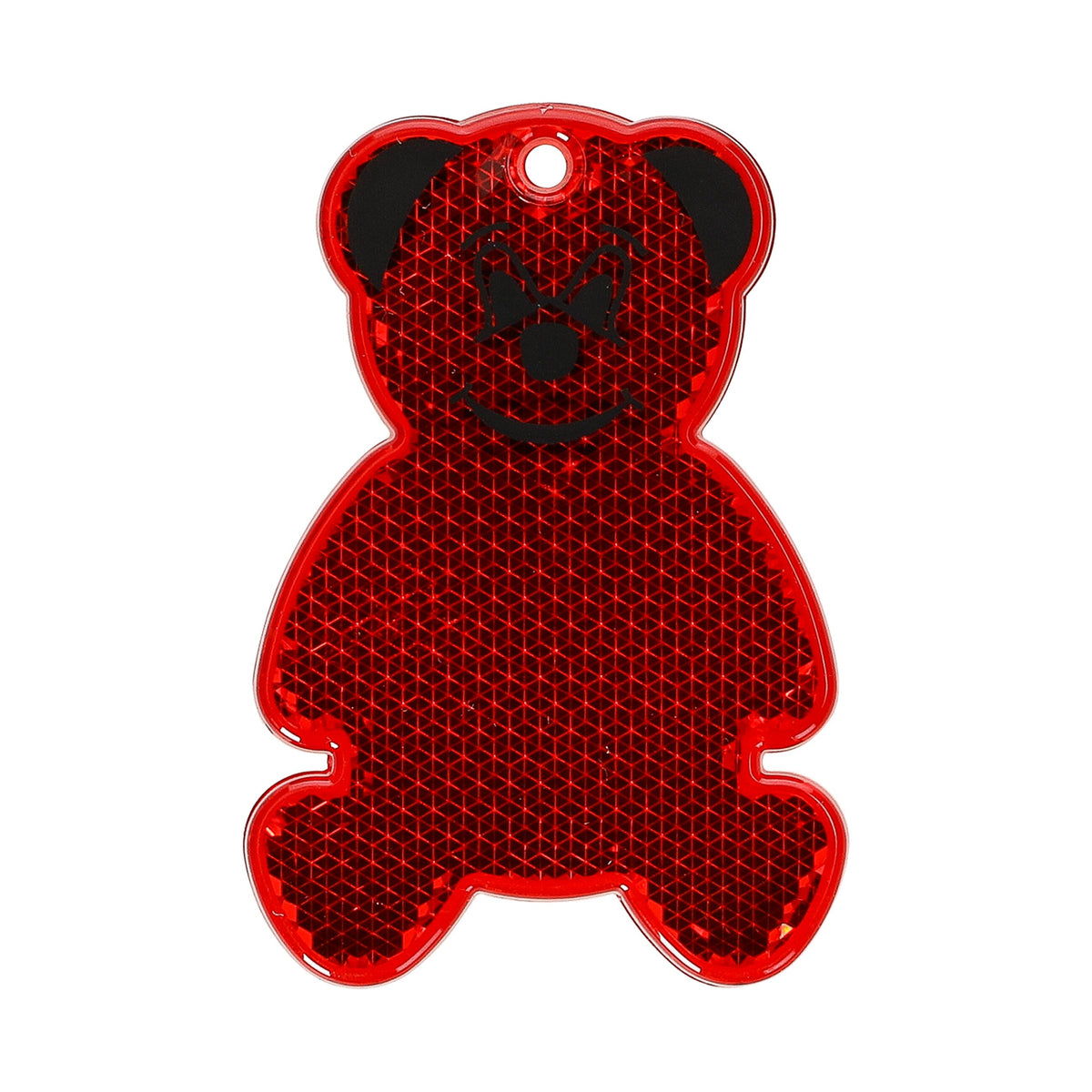 Reflektor „Bär“ – Transparent rot