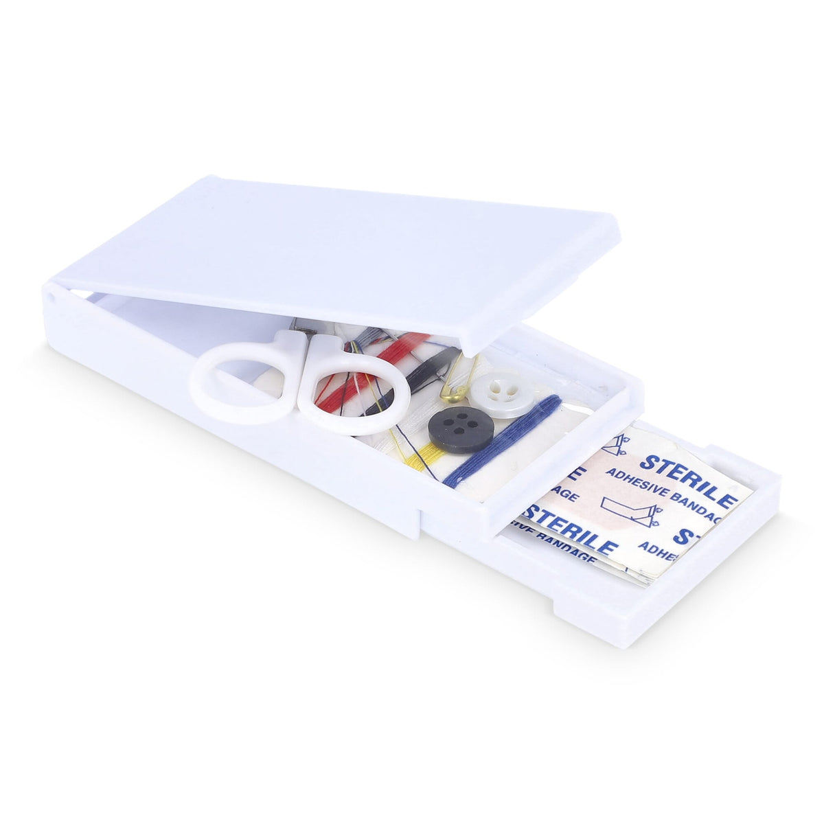 Reise Näh- und Pflasterset in PP Box