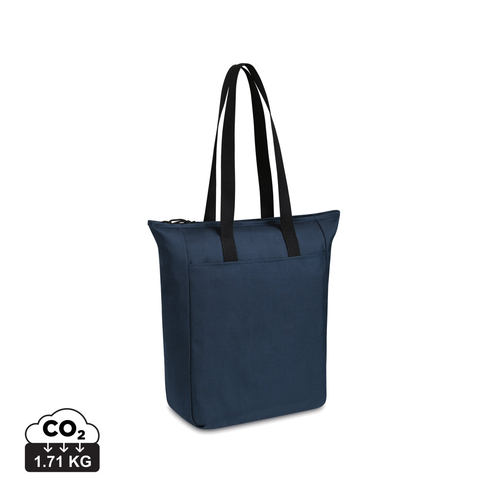 Renew AWARE™ rPET Tragetasche mit Reißverschluss – navy blau