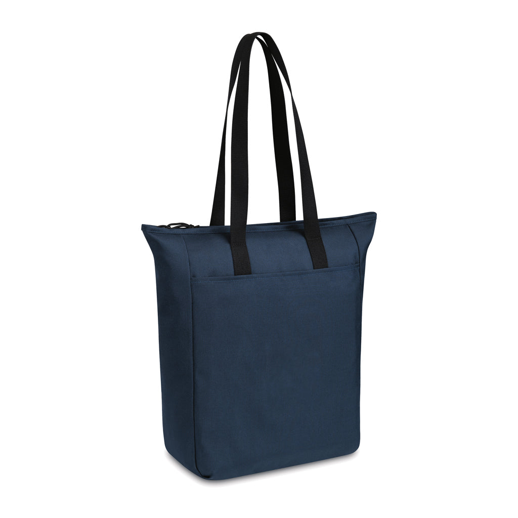 Renew AWARE™ rPET Tragetasche mit Reißverschluss – navy blau