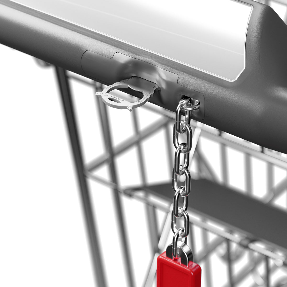 RICHARTZ KEY TOOL compact shop Einkaufswagenlöser Anhänger – Ansicht