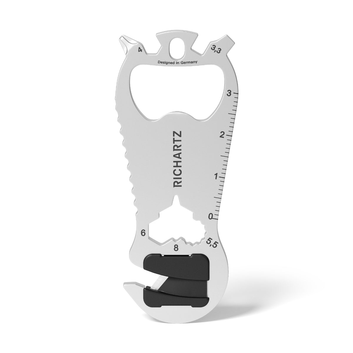 RICHARTZ KEY TOOL cut Multitool mit Paketöffner und Klinge – Rückseite