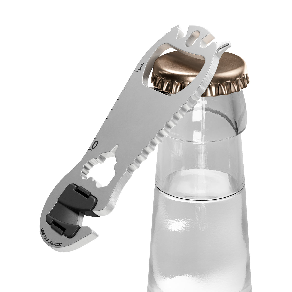 RICHARTZ KEY TOOL cut Multitool mit Paketöffner und Klinge – Flaschenöffner