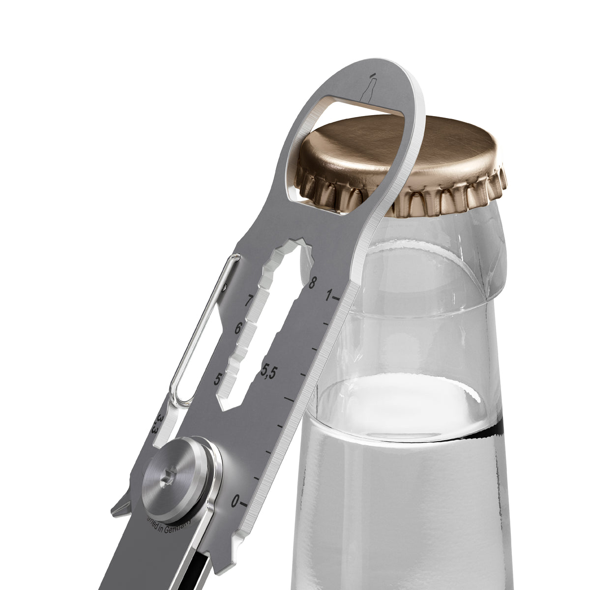 RICHARTZ KEY TOOL PLUS snack se Schlüsselanhänger mit Besteck – Flaschenöffner